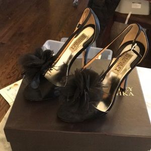 Badgley Mischka black heels
